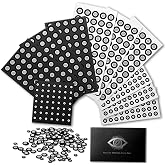 Rosjoy 500 Dots 6mm &amp; 3mm Magnetic 3D Scanning Markers for 3D Scanner | High Precision Tracking &amp; Positioning Dots for 3D Scan, Reusable Magnetic &amp; Stickers Combo(10 Sheets)