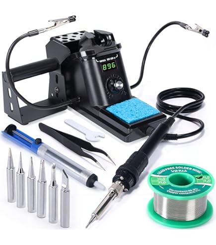 MOXTOYU 17-in-1 Electric Soldering Iron Kit, 60W Soldering Iron With - Foto 13