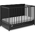 Graco Melrose 5-in-1 Convertible Crib with Drawer - Black