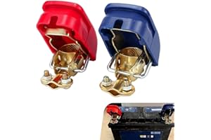 Zosgrew 2 PCS Car Battery Terminal Connectors, Top Post Cable Terminals Clip, Positive and Negative Poles Secure Connection P