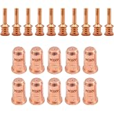 10Pcs 420132 Electrode 10Pcs 420134 Nozzle Tips Fit Hypertherm PMX 30 AIR | Plasma Cutting Torch Consumables