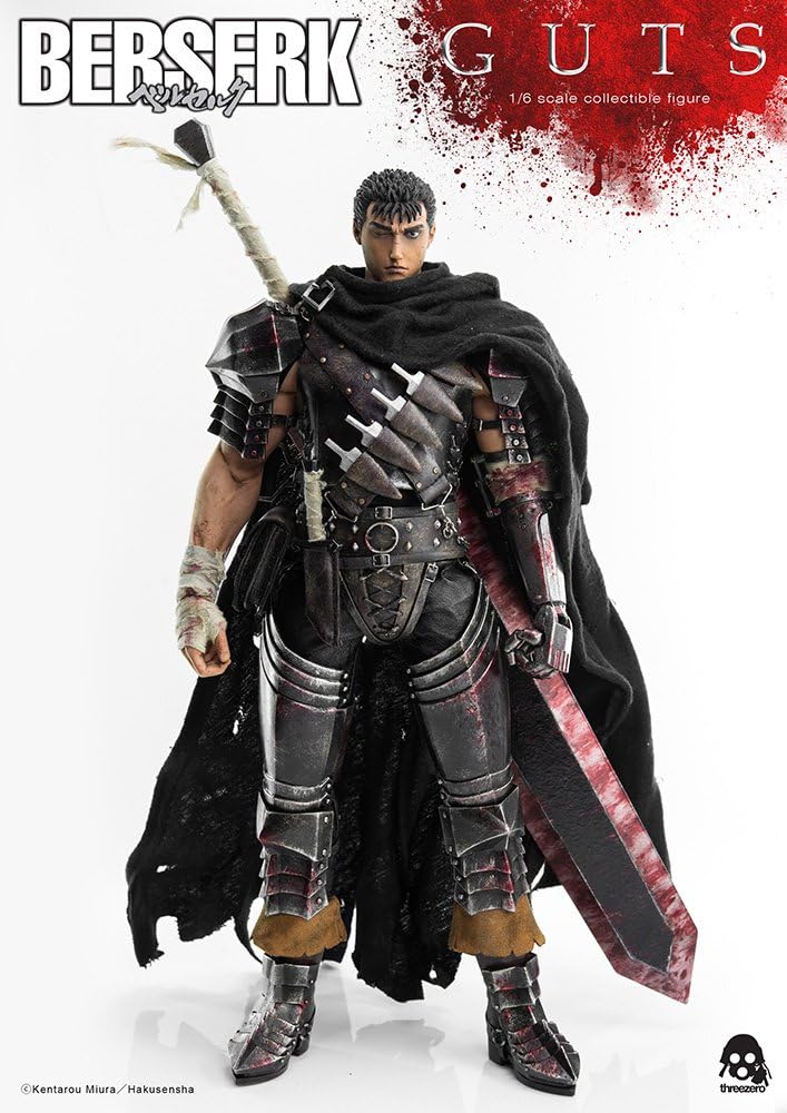 Amazon ベルセルク Guts Black Swordsman 1 6スケール Abs Pvc Pom製 塗装済み可動フィギュア フィギュア ドール 通販