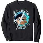 Danny Phantom Split Face Going Ghost Transformation Sweatshirt