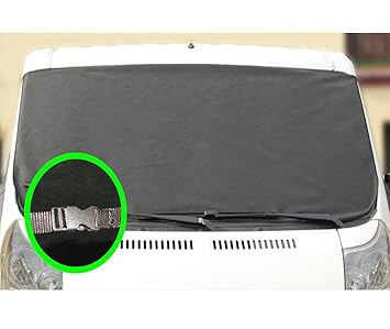 LP A172XXL Scheibenabdeckung Frostabdeckung Maxi Frontscheibe Abdeckung XXL Frostschutz 180cm x 100cm Winterschutz für Windsc