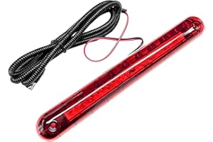 YTFRL Third Brake Light, 24 LED 12V Car High Mount Stop Lights Third Rear Brake Lamp Assembly, Universal Waterproof Tail Lamp High Level Back Braking Light for Cars SUVs Trucks