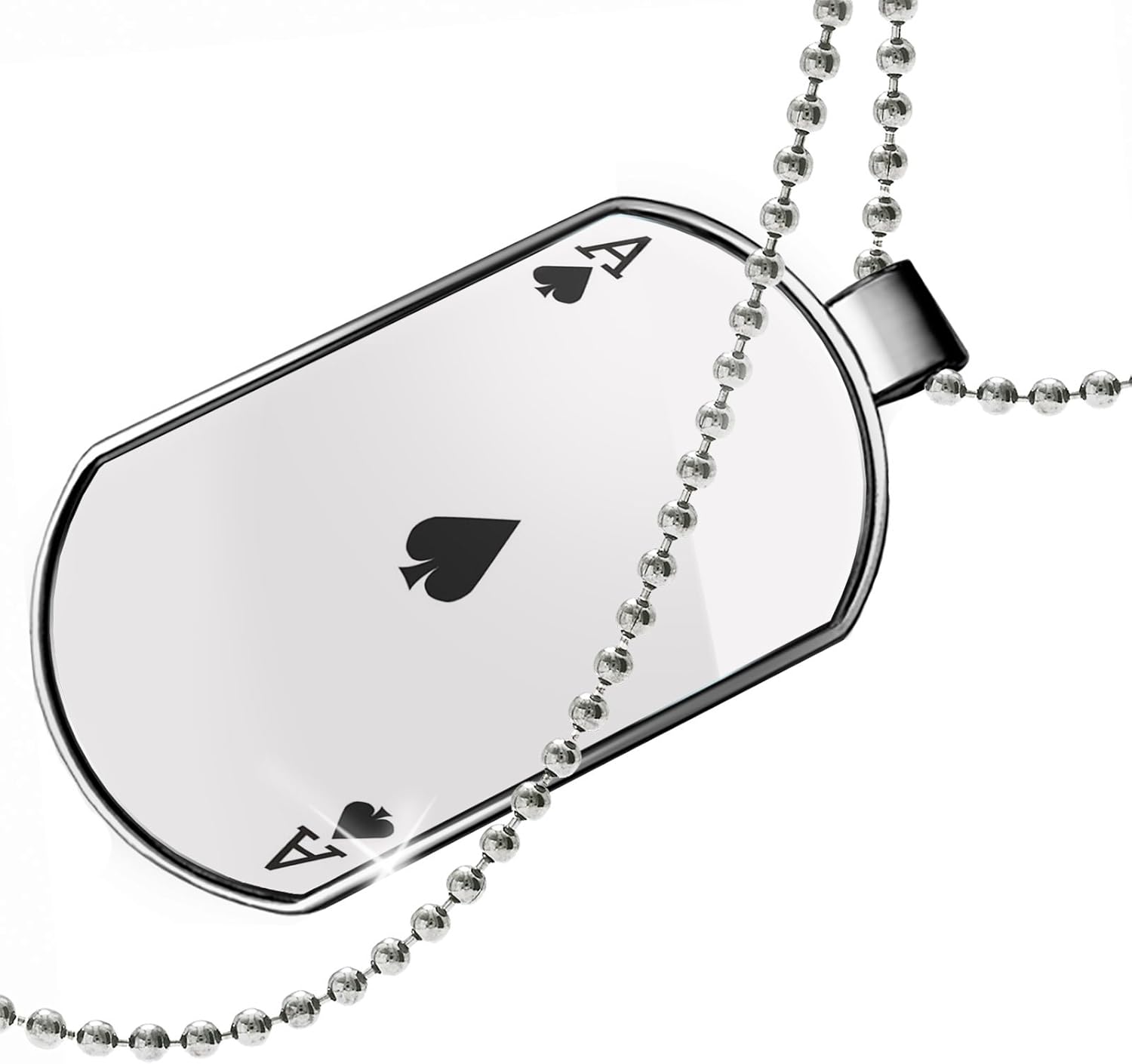 ace of spades dog tag