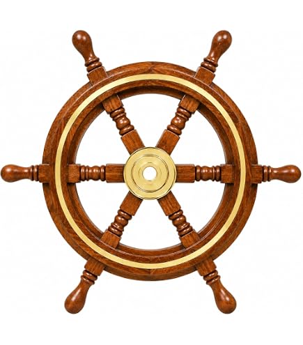 Amazon.com: NauticalMart Sailor's Ship Wheel 12