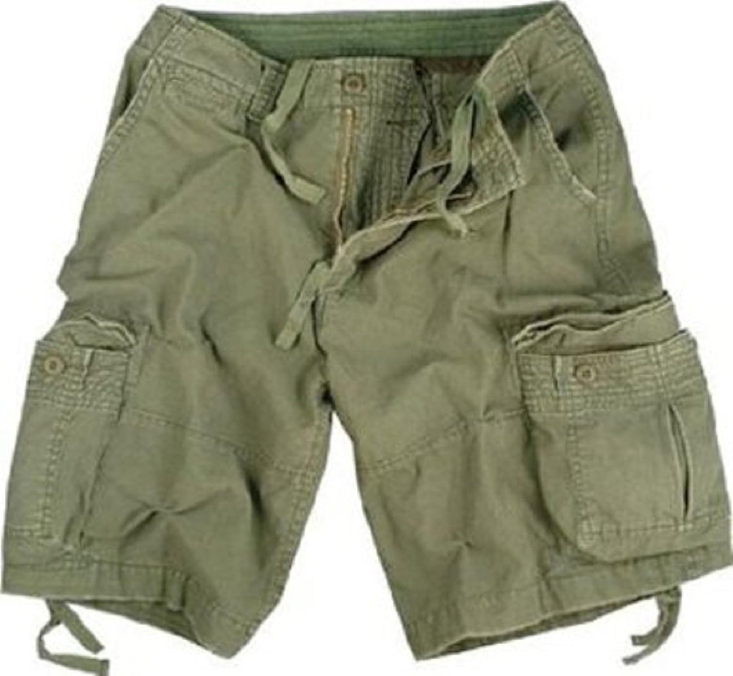 mens olive green cargo shorts