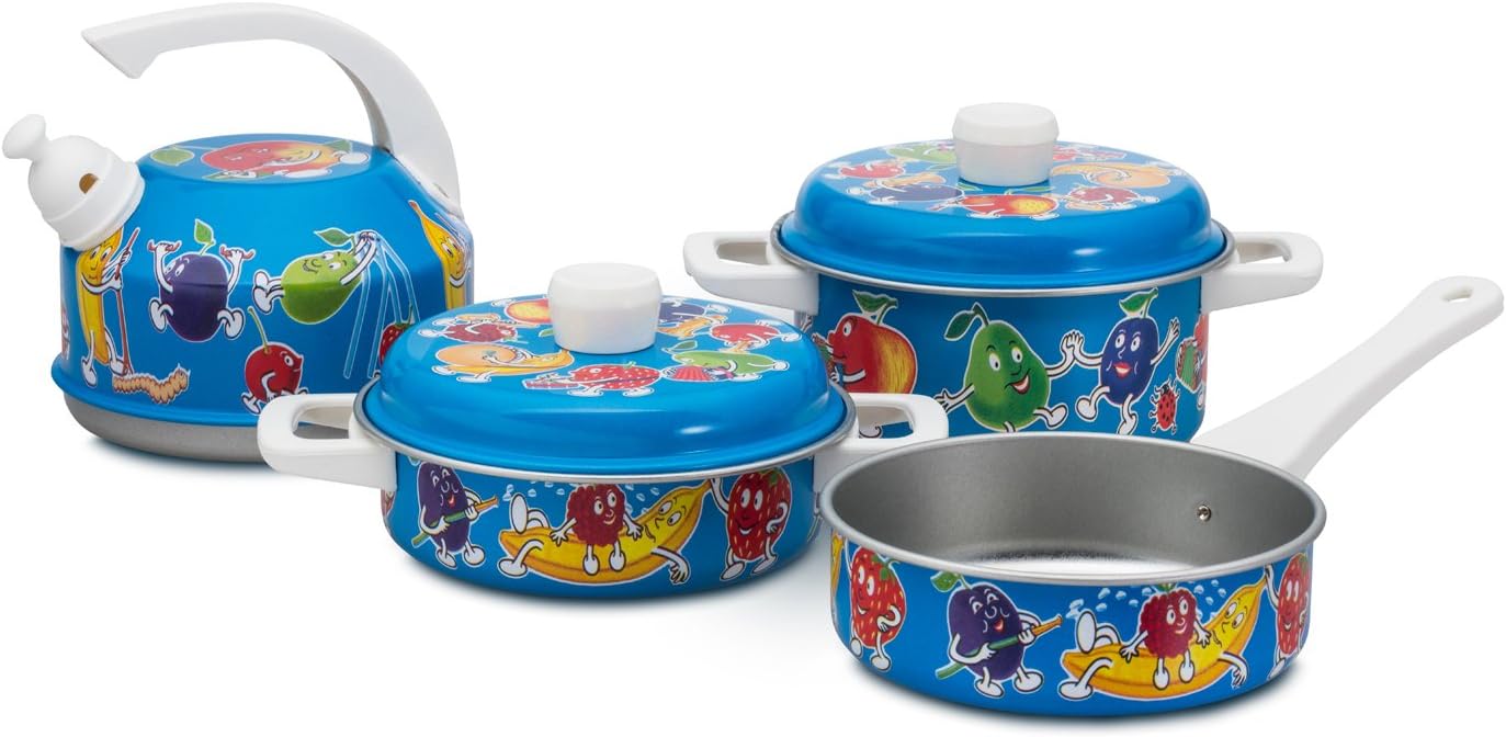 Schopper Animated Fruits Cooking Utensils Steel Set