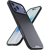 Smartish® iPhone 17 Pro Max MagSafe Case - Gripmunk Magnetic Slim Case [Lightweight + Protective] Thin Grip Cover with Microfiber Lining for Apple iPhone 17 Pro Max - Black Tie Affair