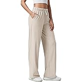 ODODOS Women's Straight Leg Pants Ultra Soft odSTRATUM Tech Relaxed Casual Pajama Lounge Pants with Pockets-29/31 Inseam