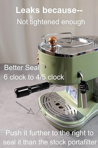 51mm portafilter for Delonghi ECP3420/EC155/BCO430/EC260, 51mm