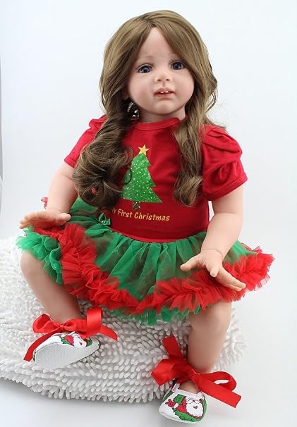 Amazon Com Evursua 24inch Lifelike Christmas Reborn Baby