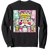 Women Nutcracker Pink Christmas Women's Holiday Boys Girls Sweatshirt