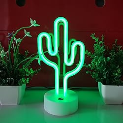 JYWJ Neon Signs with Holder Base,USB or 3-AA