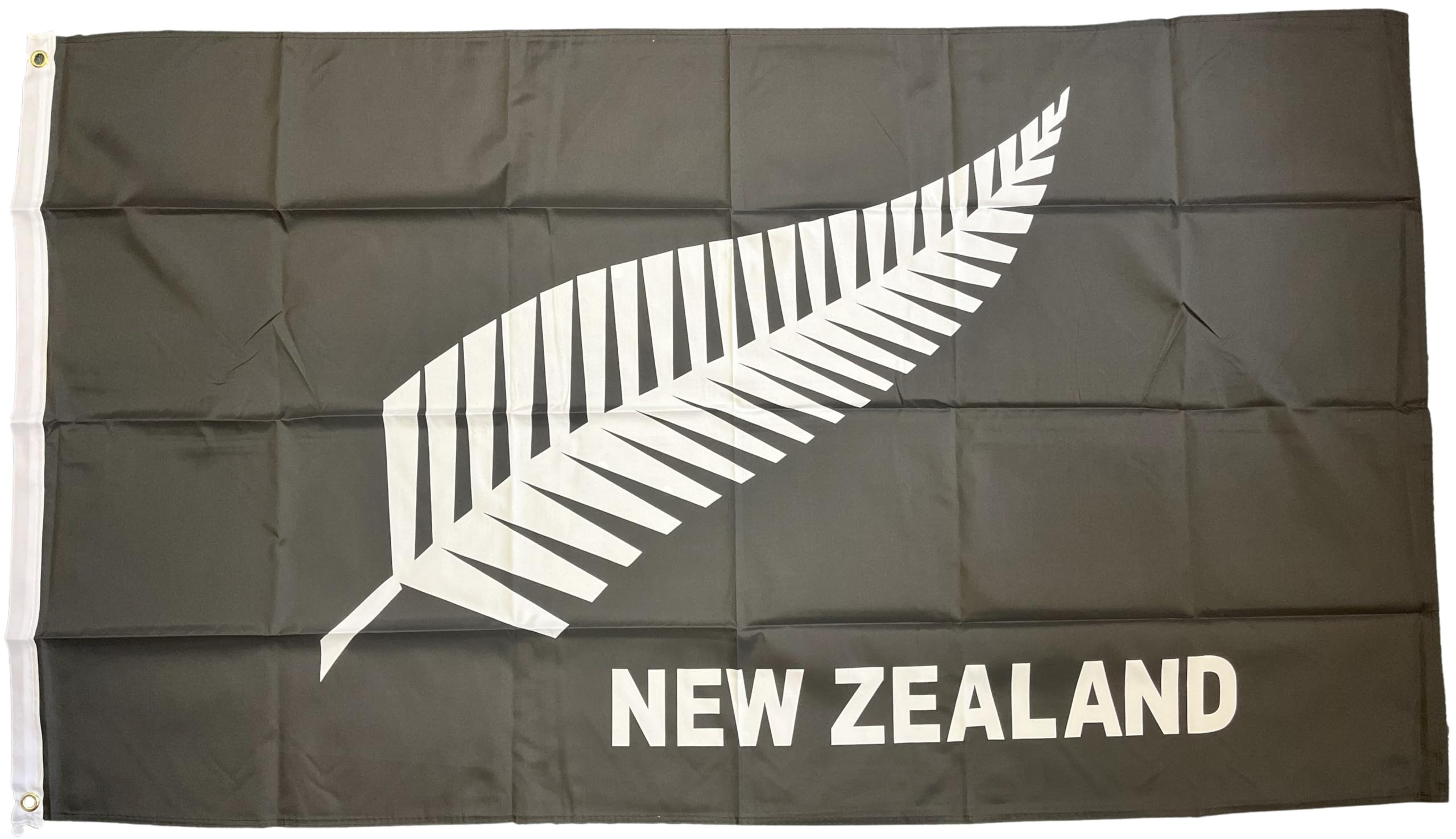 NWFlags New Zealand Fern Flag 5ft x 3ft 75d Premium Polyester Suitable For Flagpoles | Strong Polyester 5x3 foot material flag with Eyelets