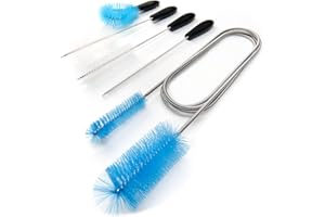 SUSEG Flexible Drain Pipe Brush，Suitable for AC Drain Lines、cpap Cleaning、Shower Drain Brush、Pipe Cleaning