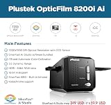 Plustek 8200iAi Opticfilm AI Film Scanner w/ SilverFast Ai Studio 8 & IT8 Target view 2