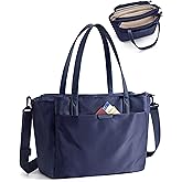 BAGSMART Tote Bag for Women with Compartments, Work Tote Bag with Zipper Women Purse Crossbody Shoulder Handbag with Strap
