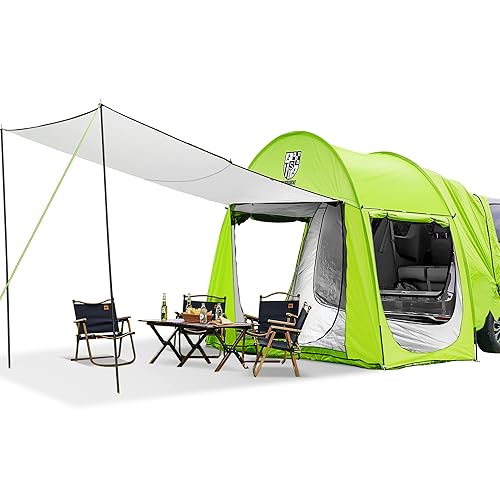Universal SUV Camping Tent with Large Awning, Waterproof Car Tent - Main Image