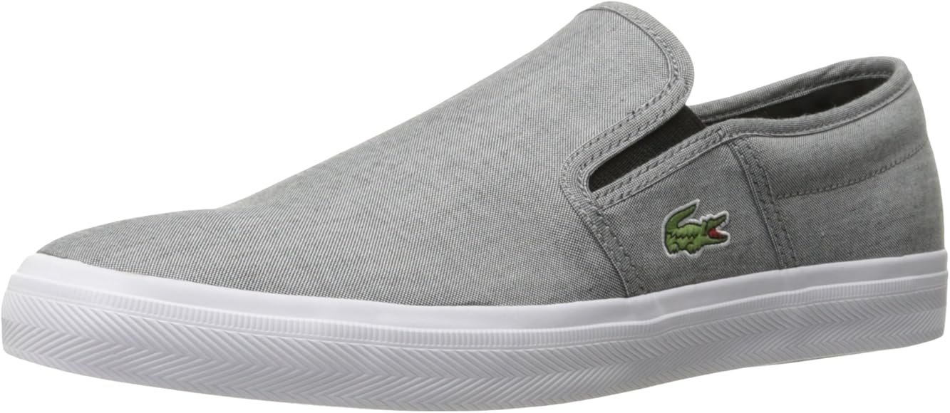 lacoste gazon slip on mens