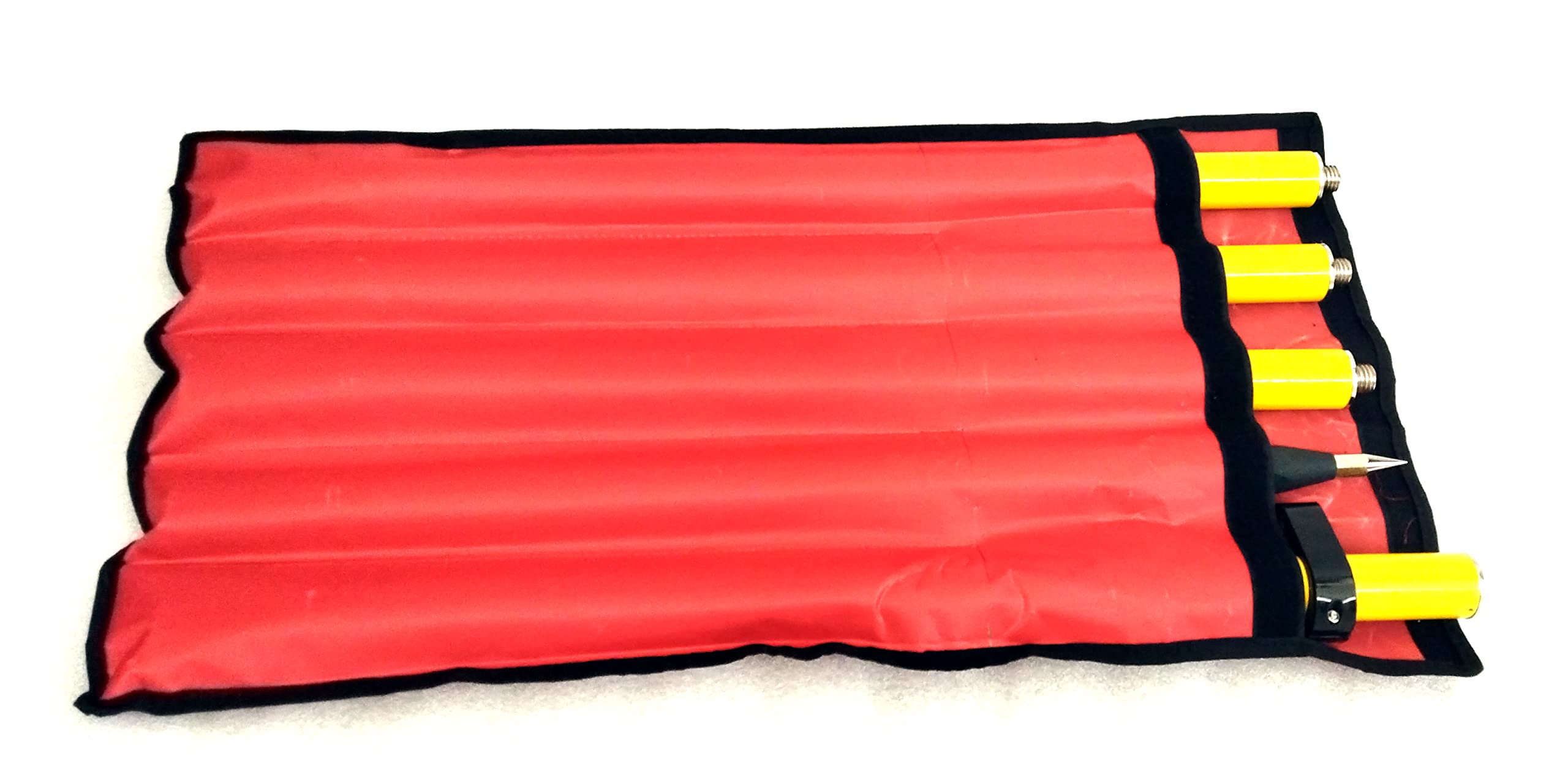 Survey Prism Pole 2.5 M Length GPS Pole Aluminum 5 Section Detachable Aluminum GPS Rod GNSS RTK Surveying