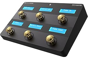 Singular Sound MIDI Maestro Gold Edition - All-in-One MIDI Foot Controller with Silent Footswitches, Mobile App Control, and Built-in Modes for BeatBuddy and Aeros Loop Studio