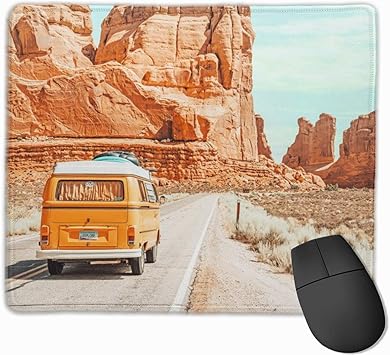 Amazon 次の冒険写真デジタルアート ゲーミングマウスマットパッドマウスマットコンピューター Pc キーボード デスク用滑り止めラバーベース9 8 X 11 8 Osklaa マウスパッド 通販