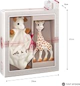 Sophie la girafe Teether and Comforter Gift Set Natural Rubber Toy Plush Blanket view 7