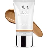 PÜR MINERALS 4-in-1 Tinted Moisturizer With SPF 20 - Hydrating Face Moisturizer, Primer, & Foundation With Shea Butter, Aloe Vera & Vitamin B3 - Vegan Friendly - Free of Paraben, Gluten & BPA