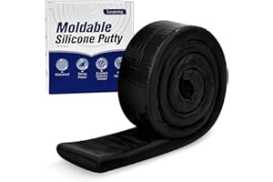 Leopong Moldable Silicone Putty, Waterproof, Stay Pliable,Good Plasticity for Repair and Fill Various Gaps in Bathrooms, Foun