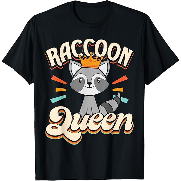 Amazon.com: Crazy Raccoon lady Raccoon Girl T-Shirt : Clothing