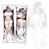 Dakimakura Albedo Body Pillowcase Double-Sided Printed Full Color Anime Dakimakura Cover Uncensored Dakimakura