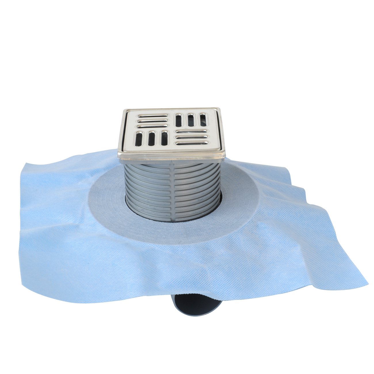 First Plast chppt10in-y Manhole Cover Polypropylene with Full Stainless Steel Grid of Sheath, Stainless Steel 100 x 100 mm