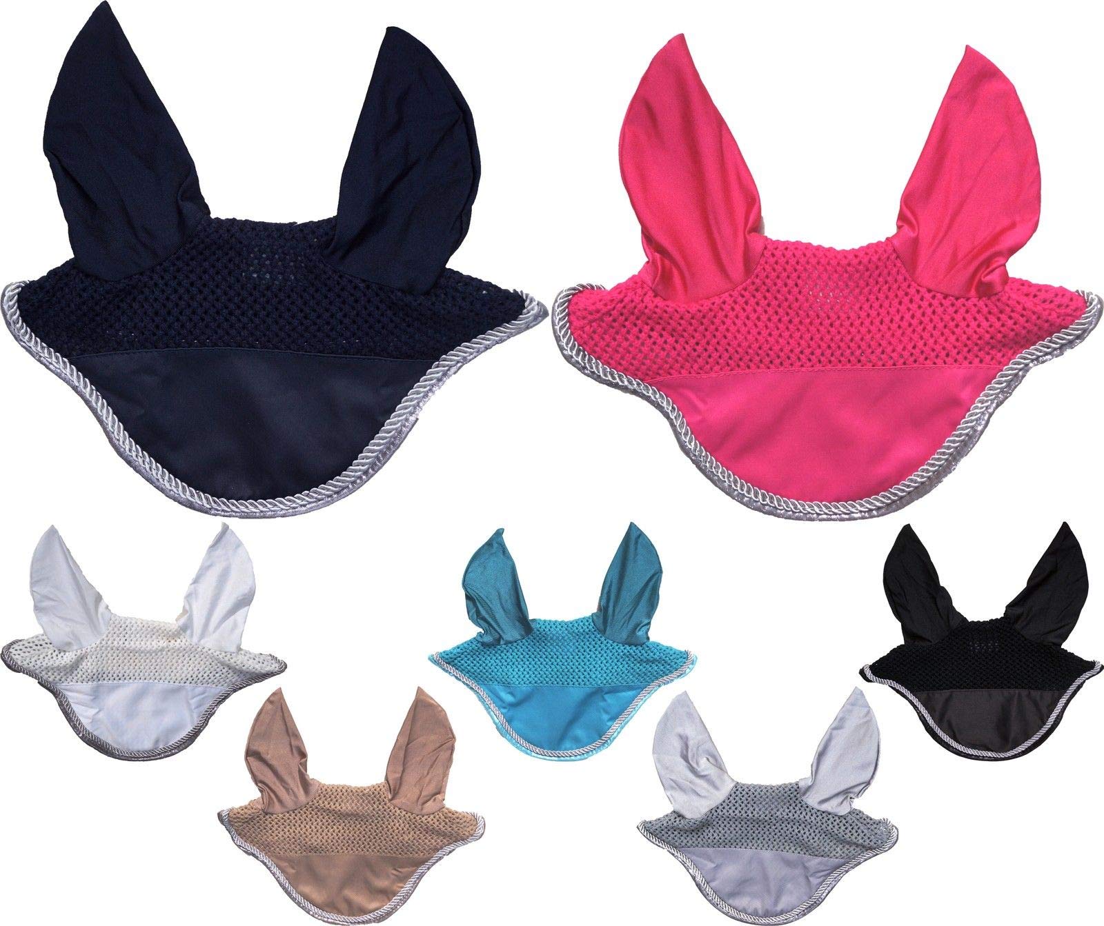 HKM Premium Fly Cover Grey/Silver Pony