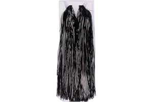 YYCRAFT Icicles Tinsel 3000 Strand,Black