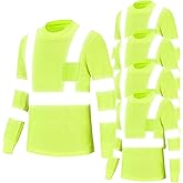 New Olym Reflective Safety Shirts Long Sleeve High Visibility Reflective Breathable T Shirts for Work Construction Class 3