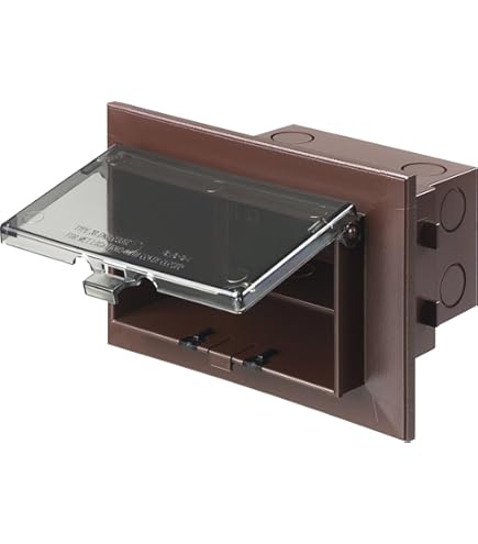 Arlington DBVMA1W Textured UV Rated Plastic 1-Gang Recessed Non - View #4