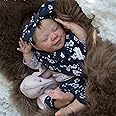Zlgkjk Reborn Baby Dolls, 18" Realistic Newborn Baby Dolls Girl with Soft Vinyl Silicone Full Body, Lifelike Sleeping Baby Dolls for Girls, Reborn Baby Doll Gift Set for 3+ Kids