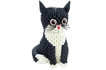 Origami 3d Kit Catcat 485 Pz Pre Segnato For Easy Folding