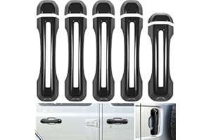 Door Handle Inserts Cover Trim+Tailgate Handle Cover for 2018-2024 Jeep Wrangler JL JLU Sports Sahara Freedom Rubicon Unlimit