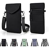 FVRYOG Cell Phone Crossbody Bag for Women - Waterproof Neoprene Phone Pouch with Card Pocket & Adjustable Strap, 7.1x3.9 inch