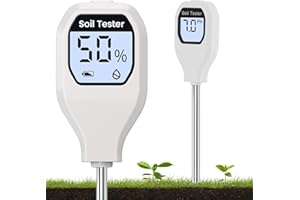 YAMRON 2-in-1 Soil Moisture Meter，Soil ph Tester Digital，Plant Water Monitor，Plant Moisture Meter for Garden, Farm, Lawn, Ind