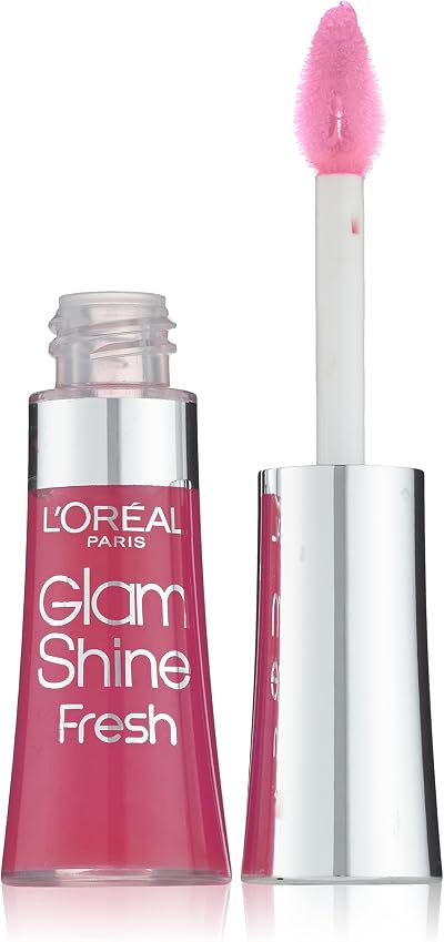 L'Oreal Paris Glam Shine Fresh Lip Gloss 183 Aqua Pomegranate - Shiny Finish