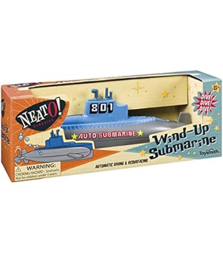 Diving Submarine Original Baking Powder Powered Sub by Toysmith [並行輸入品] 並行輸入品】Diving Submarine Original Baking Powder Powered