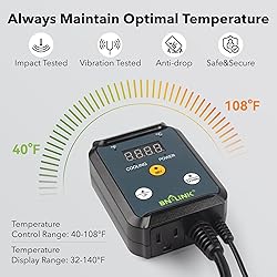 BN-LINK Digital Cooling Thermostat Controller for