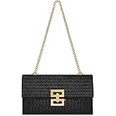 Liadreem Straw Clutch Purse for Women Designer Evening Handbag Summer Beach Shoulder Crossbody Bag | Straw, Purse, Designer, Evening, Summer, Beach