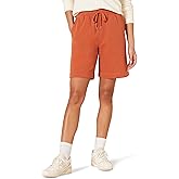 Amazon Essentials Women's Fleece High Rise Bermuda Shorts, Plus Size Available