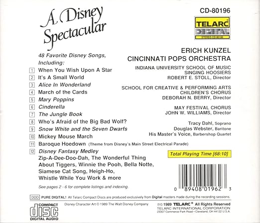 Amazon Disney Spectacular Kunzel Erich イージーリスニング ミュージック