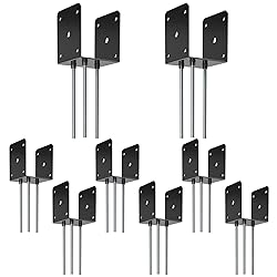FMhotu 4x4 Concrete Post Base(8 PCS), Deck Post